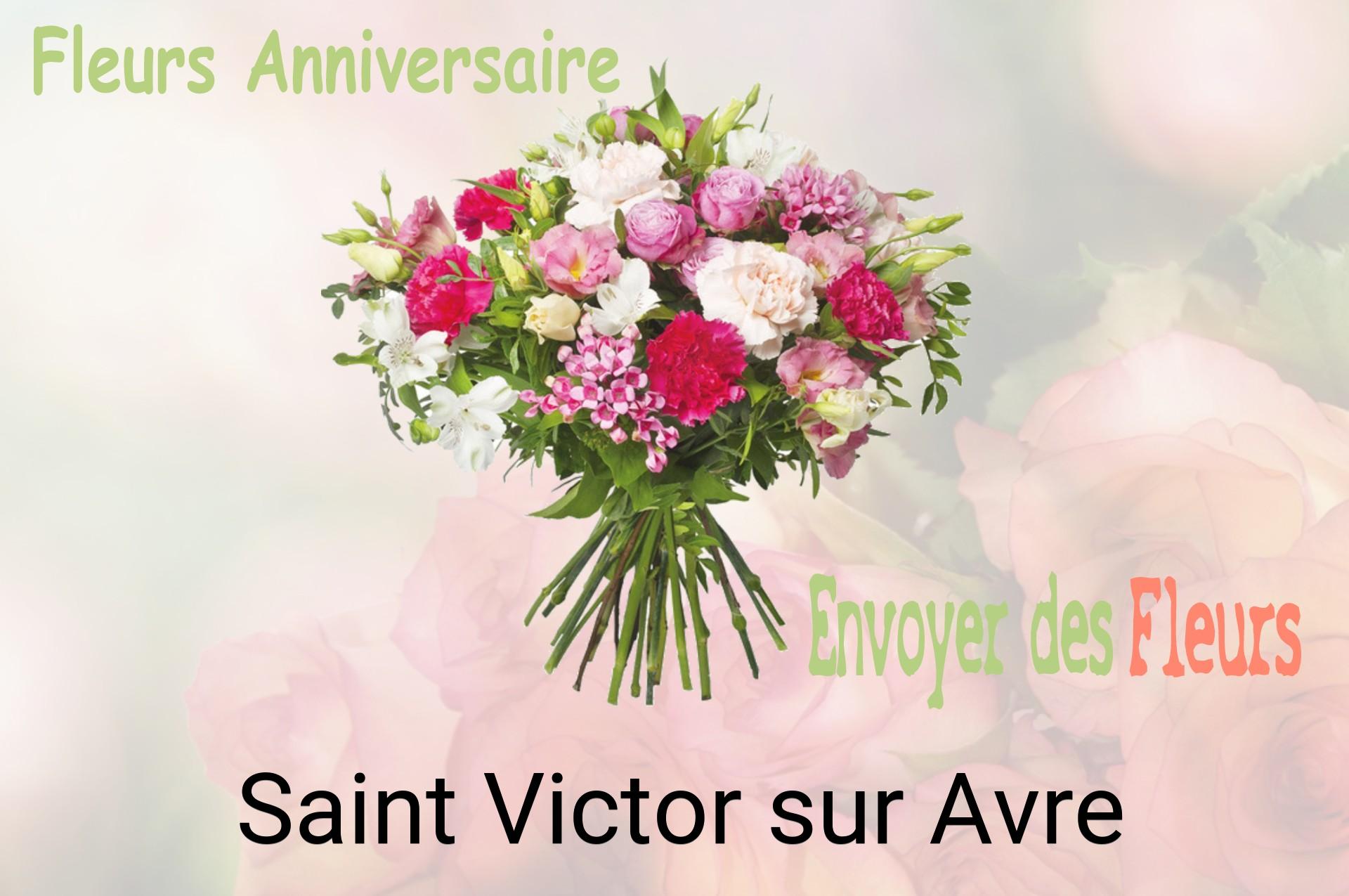 Bouquet de fleurs d’anniversaire livré à Saint-Victor-sur-Avre