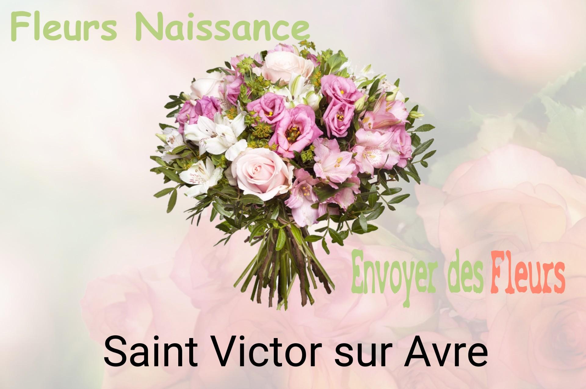 Bouquet de fleurs de naissance livré à Saint-Victor-sur-Avre